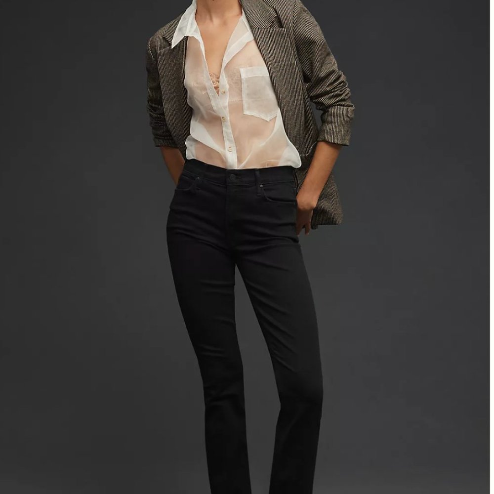 MOTHER The Dazzler Mid-Rise Straight Leg Jeans 26